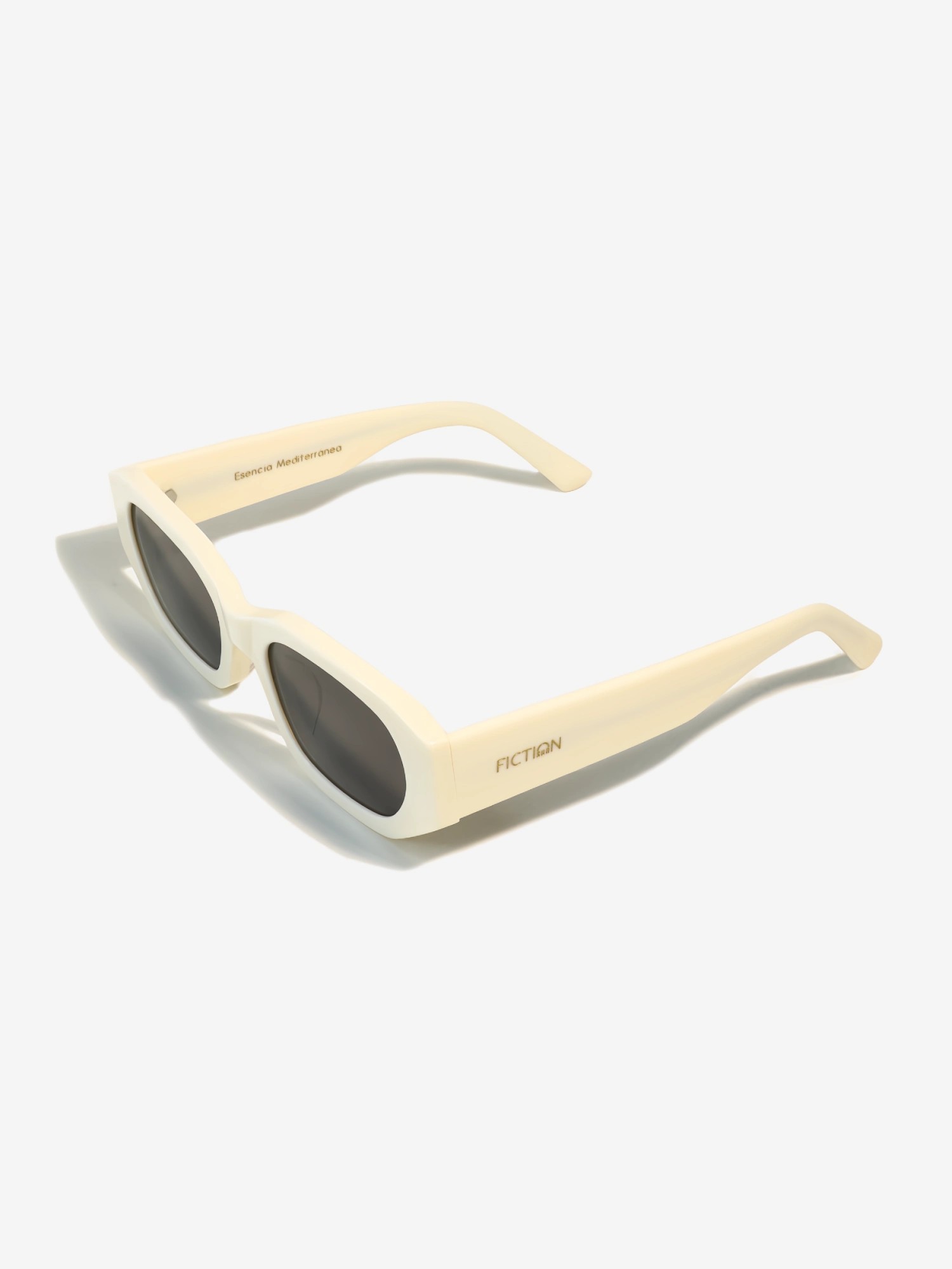 Lyra Cream Acetate Sunglasses | Polarized Cat Eye for Women